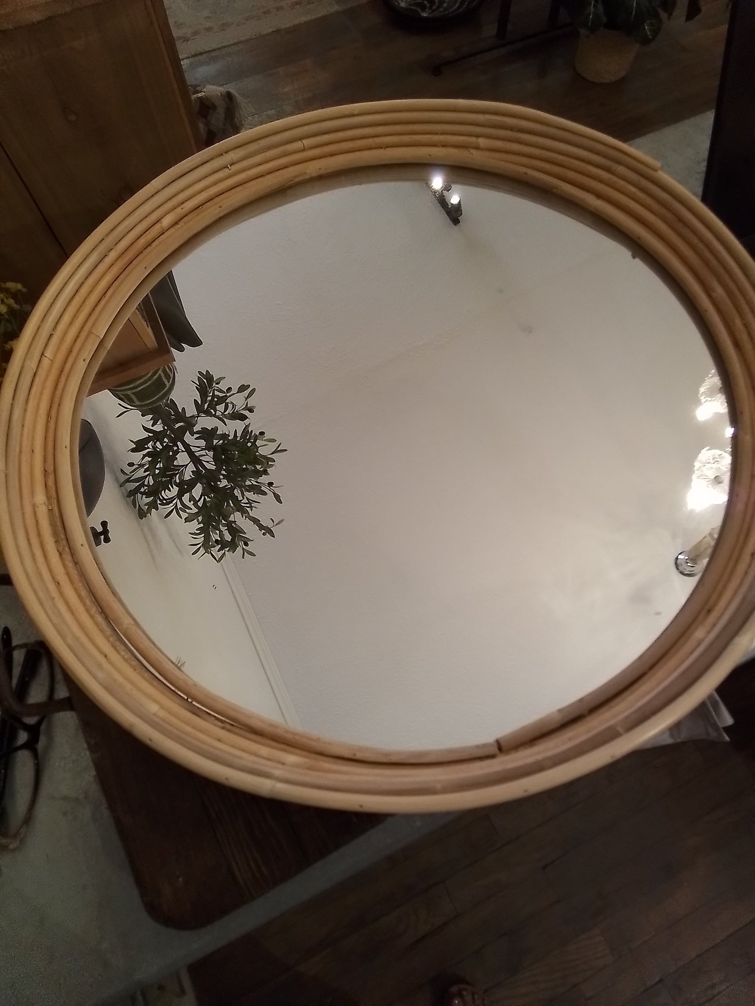 Rattan Mirror Tray