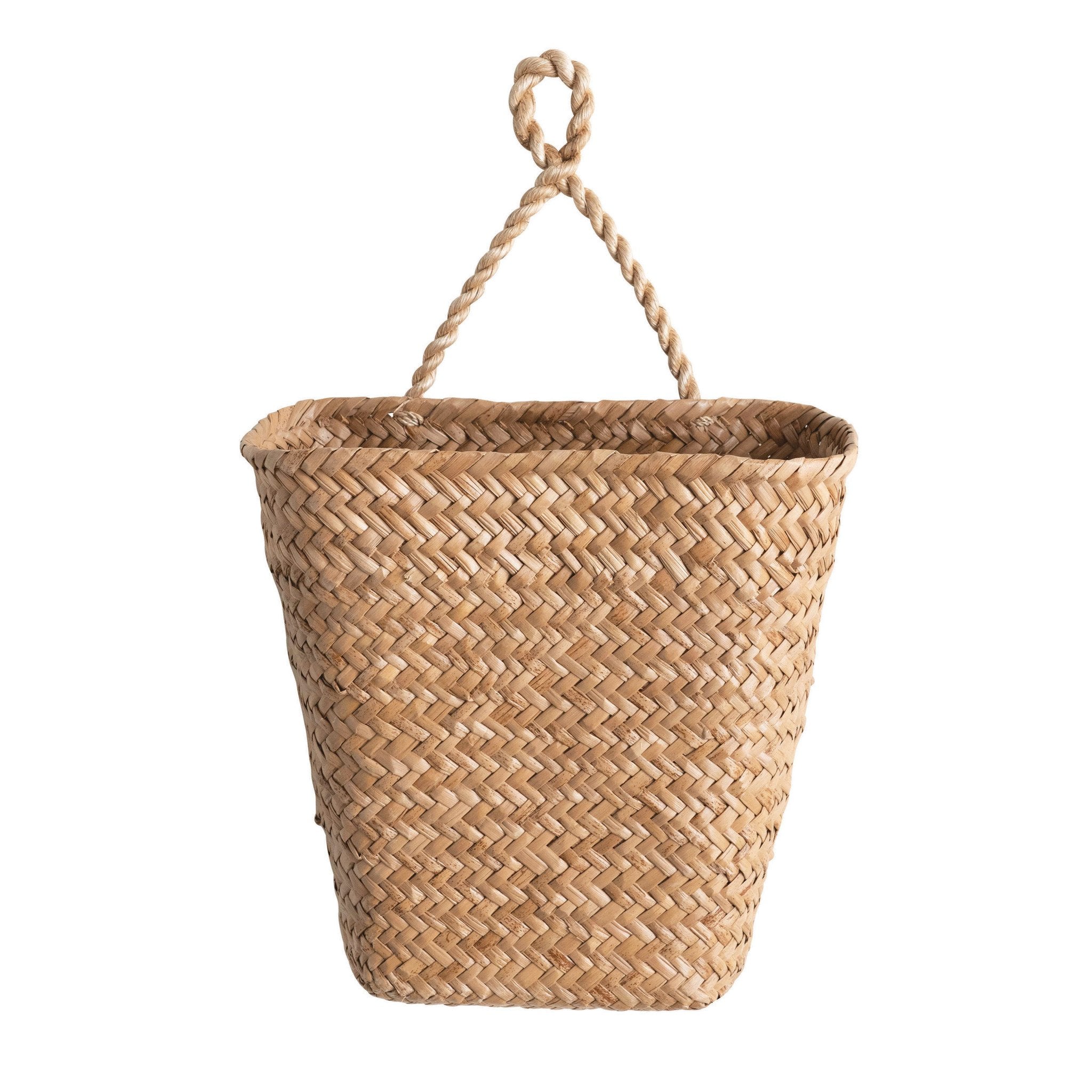 DF3792  11" L Seagrass basket with handles