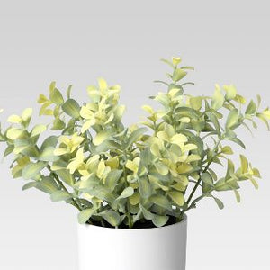 KNK091  Potted faux Plant