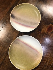 AH0738  Glazed Stoneware Plate ah0738