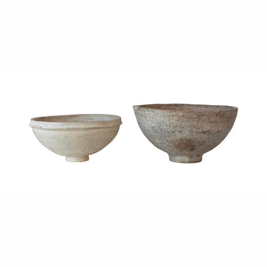 DF5970   Found Decorative Paper Mache Bowls