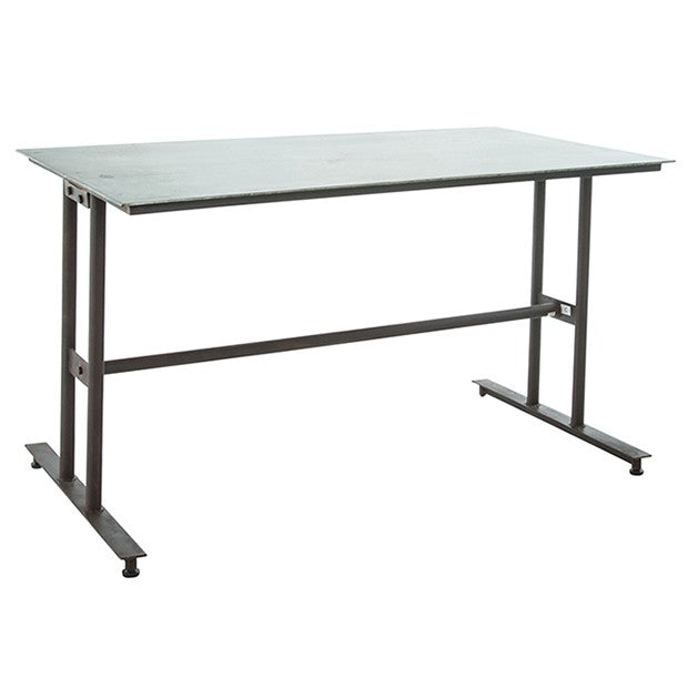 DF2104  galvanized metal desk