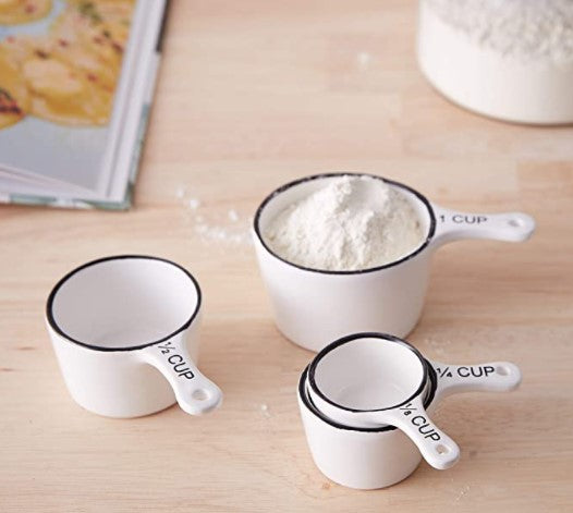 White Cottage Stoneware Co. Measuring Cups