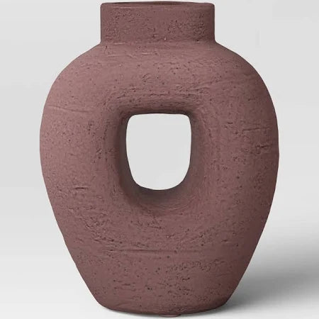 KNK039  Modern Ring Ceramic Camilla Vase